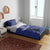 Custom Haiti Football Bedding Set Come on Les Grenadiers Blue Style