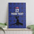 Custom Haiti Football Canvas Wall Art Come on Les Grenadiers Blue Style