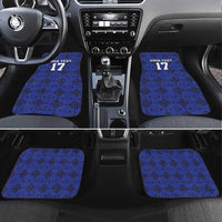Custom Haiti Football Car Mats Come on Les Grenadiers Blue Style