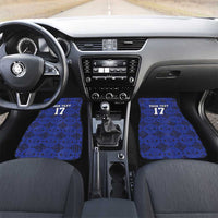 Custom Haiti Football Car Mats Come on Les Grenadiers Blue Style
