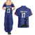 Custom Haiti Football Couples Matching Summer Maxi Dress and Hawaiian Shirt Come on Les Grenadiers Blue Style
