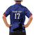 Custom Haiti Football Family Matching Mermaid Dress and Hawaiian Shirt Come on Les Grenadiers Blue Style