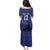 Custom Haiti Football Family Matching Puletasi and Hawaiian Shirt Come on Les Grenadiers Blue Style
