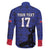 Custom Haiti Football Family Matching Short Sleeve Bodycon Dress and Hawaiian Shirt Come on Les Grenadiers Blue Style