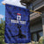 Custom Haiti Football Garden Flag Come on Les Grenadiers Blue Style