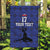 Custom Haiti Football Garden Flag Come on Les Grenadiers Blue Style