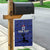 Custom Haiti Football Garden Flag Come on Les Grenadiers Blue Style