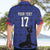 Custom Haiti Football Hawaiian Shirt Come on Les Grenadiers Blue Style