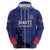 Custom Haiti Football Hoodie Come on Les Grenadiers Blue Style