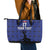 Custom Haiti Football Leather Tote Bag Come on Les Grenadiers Blue Style