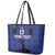 Custom Haiti Football Leather Tote Bag Come on Les Grenadiers Blue Style
