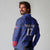 Custom Haiti Football Long Sleeve Polo Shirt Come on Les Grenadiers Blue Style