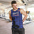 Custom Haiti Football Men Tank Top Come on Les Grenadiers Blue Style