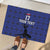 Custom Haiti Football Rubber Doormat Come on Les Grenadiers Blue Style