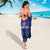 Custom Haiti Football Sarong Come on Les Grenadiers Blue Style