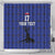 Custom Haiti Football Shower Curtain Come on Les Grenadiers Blue Style