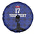 Custom Haiti Football Spare Tire Cover Come on Les Grenadiers Blue Style