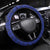 Haiti Football Steering Wheel Cover Come on Les Grenadiers Blue Style