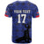 Custom Haiti Football T Shirt Come on Les Grenadiers Blue Style