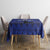 Custom Haiti Football Tablecloth Come on Les Grenadiers Blue Style