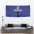 Custom Haiti Football Tapestry Come on Les Grenadiers Blue Style