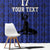 Custom Haiti Football Window Curtain Come on Les Grenadiers Blue Style