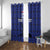 Custom Haiti Football Window Curtain Come on Les Grenadiers Blue Style
