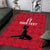 Custom Haiti Football Area Rug Come on Les Grenadiers Red Style