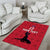 Custom Haiti Football Area Rug Come on Les Grenadiers Red Style