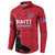 Custom Haiti Football Button Sweatshirt Come on Les Grenadiers Red Style
