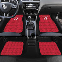 Custom Haiti Football Car Mats Come on Les Grenadiers Red Style