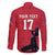 Custom Haiti Football Family Matching Long Sleeve Bodycon Dress and Hawaiian Shirt Come on Les Grenadiers Red Style