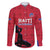 Custom Haiti Football Family Matching Short Sleeve Bodycon Dress and Hawaiian Shirt Come on Les Grenadiers Red Style