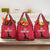 Custom Haiti Football Grocery Bag Come on Les Grenadiers Red Style