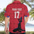 Custom Haiti Football Hawaiian Shirt Come on Les Grenadiers Red Style