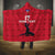 Custom Haiti Football Hooded Blanket Come on Les Grenadiers Red Style