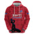 Custom Haiti Football Hoodie Come on Les Grenadiers Red Style