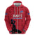 Custom Haiti Football Hoodie Come on Les Grenadiers Red Style