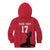 Custom Haiti Football Kid Hoodie Come on Les Grenadiers Red Style