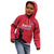 Custom Haiti Football Kid Hoodie Come on Les Grenadiers Red Style