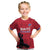 Custom Haiti Football Kid T Shirt Come on Les Grenadiers Red Style