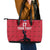Custom Haiti Football Leather Tote Bag Come on Les Grenadiers Red Style