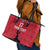 Custom Haiti Football Leather Tote Bag Come on Les Grenadiers Red Style