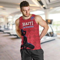 Custom Haiti Football Men Tank Top Come on Les Grenadiers Red Style