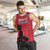 Custom Haiti Football Men Tank Top Come on Les Grenadiers Red Style