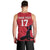Custom Haiti Football Men Tank Top Come on Les Grenadiers Red Style