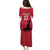 Custom Haiti Football Puletasi Come on Les Grenadiers Red Style