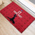Custom Haiti Football Rubber Doormat Come on Les Grenadiers Red Style