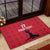 Custom Haiti Football Rubber Doormat Come on Les Grenadiers Red Style