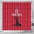 Custom Haiti Football Shower Curtain Come on Les Grenadiers Red Style